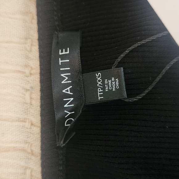 Dynamite Jade Elbow Sleeve Tee NWT - Picture 7 of 9